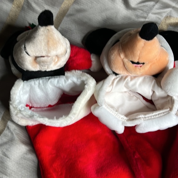 WDW Plush Stocking Mickey Mouse Santa and Minnie Mouse - Picture 13 of 13